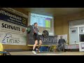 Steinberger Johanna Stoßen 3.Versuch 62 kg (ungültig) KGW: 59,8 kg