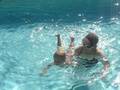 Swimmiing w Aunt Sarah