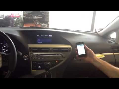 how to sync iphone to lexus rx 350