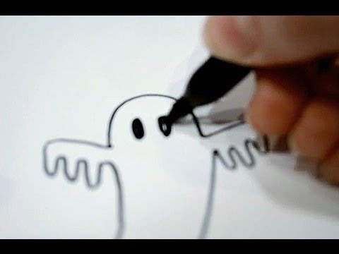 how to draw ghost