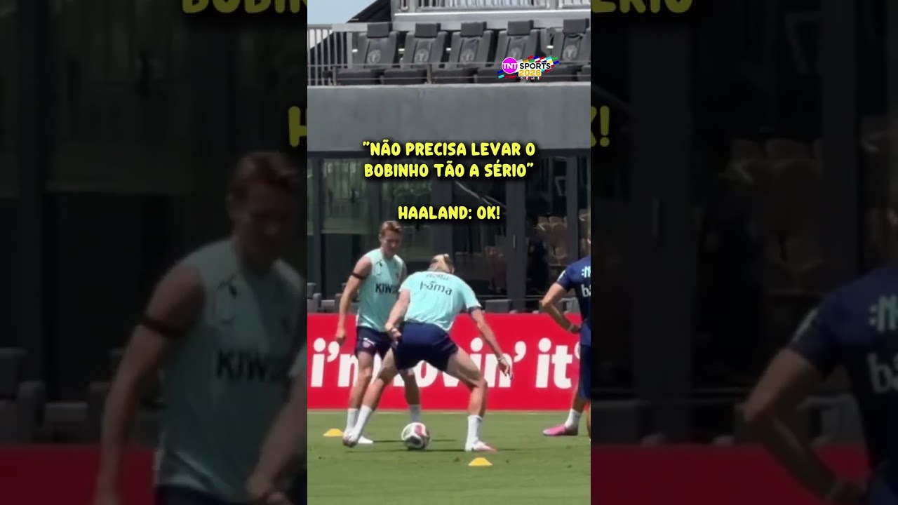 SERÁ QUE O HAALAND LEVA O BOBINHO A SÉRIO? KKKKKKKK #shorts