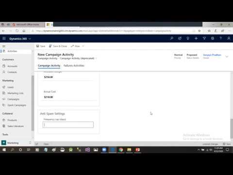 Marketing Module Life Cycle in Dynamics 365 Customer Engagement : Part-2