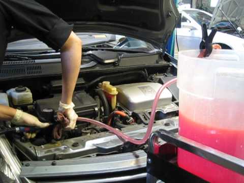 how to vacuum fill cooling system