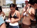 applying lotion