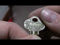 A demo of two vintage Sargent push key padlocks.