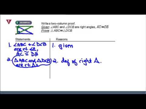 how to prove a triangle is a right triangle