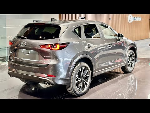 new mazda cx 5 premium 2025 20l luxury suv  grey exterior and interior details