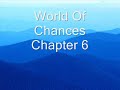 World Of Chances A Jonas Sister Story Chapter 6