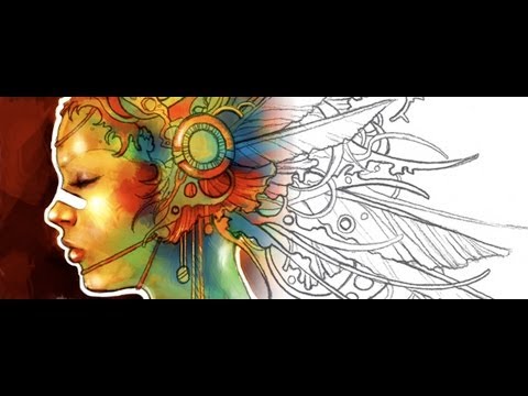 Tip: Turning Scanned Pencil Sketches into Digital Paintings