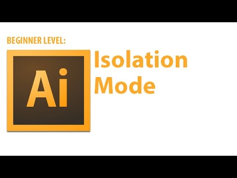 how to isolate in illustrator