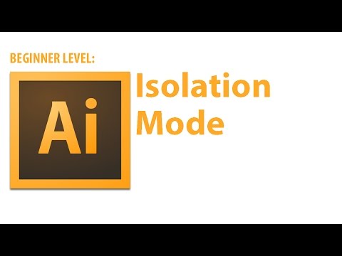 how to isolate illustrator