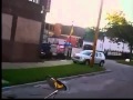 Woman Drives On Sidewalk To Pass School Bus