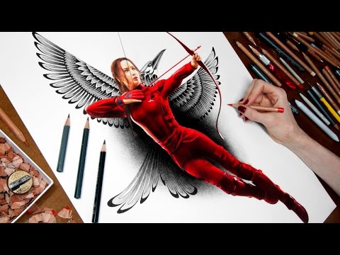 Drawing Katniss - The Hunger Games: Mockingjay - Part 2 Drawing Katniss - The Hunger Games: Mockingjay - Part 2