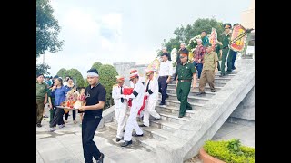 Lễ truy điệu và an táng hài cốt liệt sỹ Lê Quang Chính