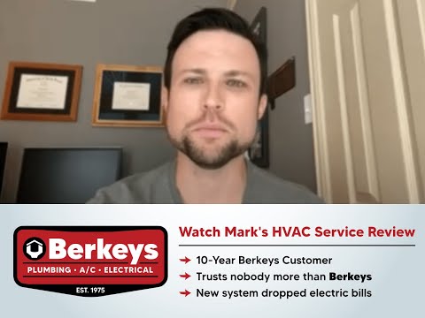 Berkeys HVAC Testimonial from Mark S. of Trophy Club, TX “Electric Bill Decreased”