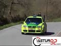 fiat punto mk2b s1.600 de carlos márquez rón y peugeot 106 maxi kitcar de manuel antonio pérez en un test en el tramo de fios
