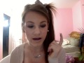 FOTD & OOTD!(PINK Yoga Pants & High Side Pony Tail)