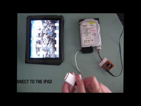 how to use ipad camera connection kit