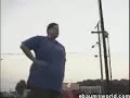 Crazy fat lady screams about illegal photography! Crazy fat lady screams about illegal photography!