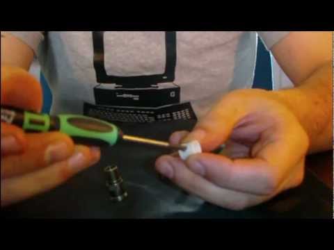how to fit a uhf coaxial plug