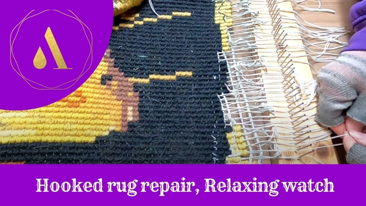 Restoring a Hand made Hooked Rug