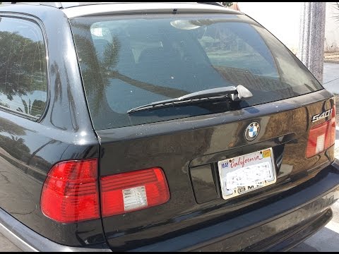 BMW E39 Wagon – Installing Rear Hatch Lift Support Shocks