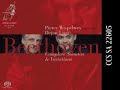 videoclip with pieter wispelwey and dejan lazic playing their instruments.