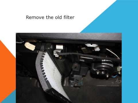 How to replace the air cabin filter on a Volvo S40 and V40