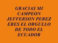 jefferson perez tricampeon mundial en marcha osaka 2007