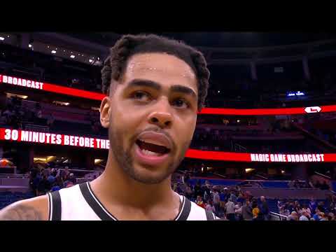 Video: D'Angelo Russell drops 40 points as Nets come back vs. Magic