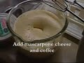 Cooking tiramisu