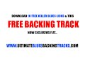 Blues Backing Track in Am