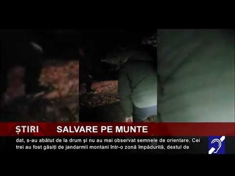 Salvați de pe munte
