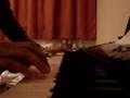 Amateur playing Minuet in G