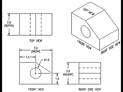 how to draw isometric view