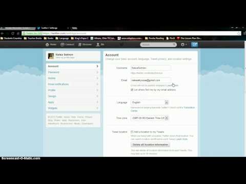 how to make twitter private