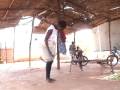 Mali West African Dance Class, I can't dance but she sure can!