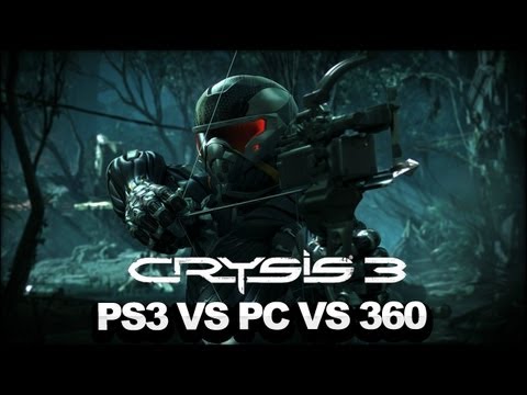 Crysis 3 Graphics Comparison - PS3 vs. PC. Vs. 360
