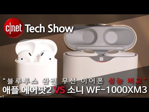 [영상] 애플 에어팟2 VS 소니 WF-1000XM3…“노이즈 캔슬링으로 소니가 우위?”