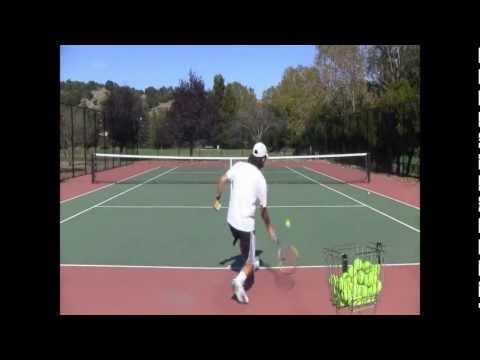 how to practice tennis by yourself