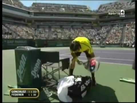The crowd understands Fernando Gonzalez's fury
