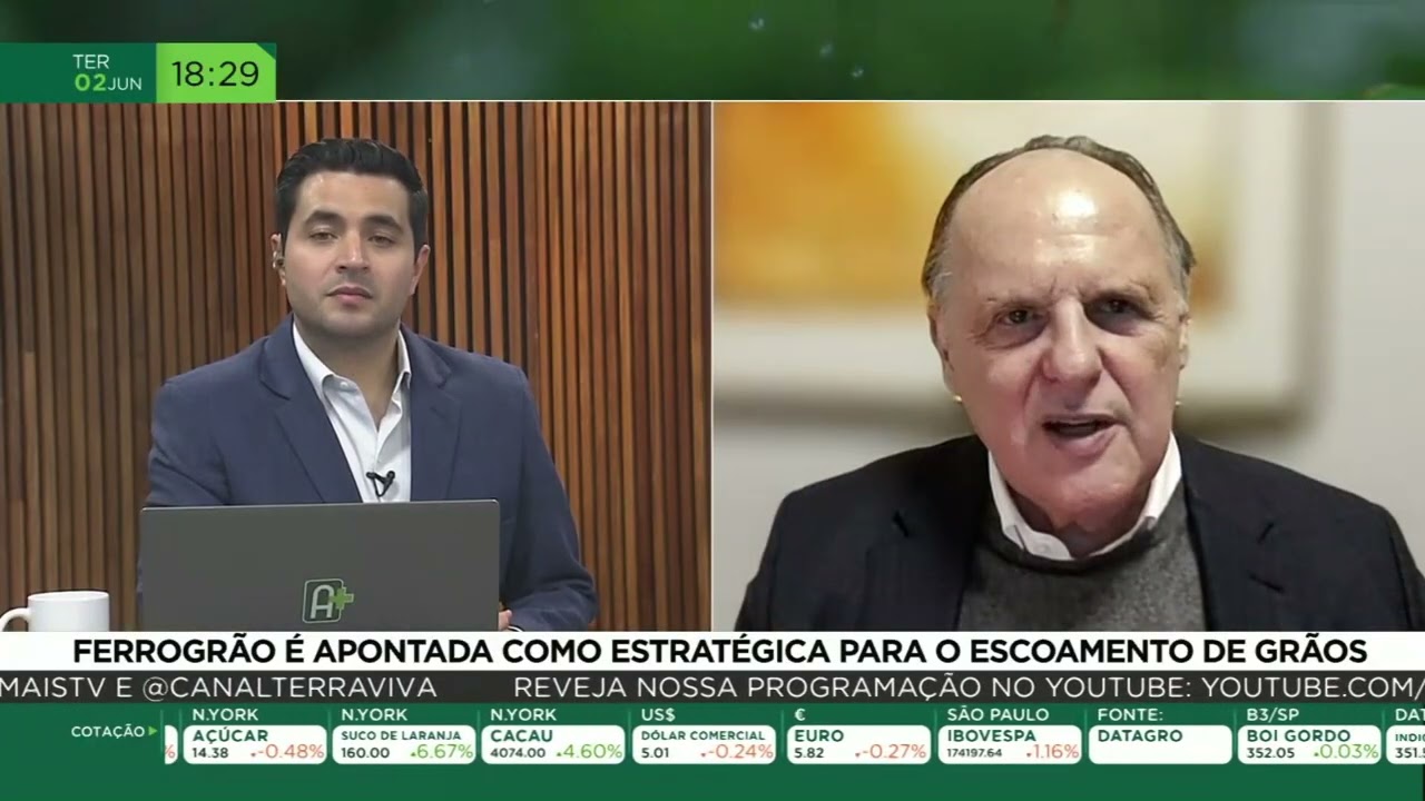 Ferrogrão é apontada como estratégica para o escoamento de grãos