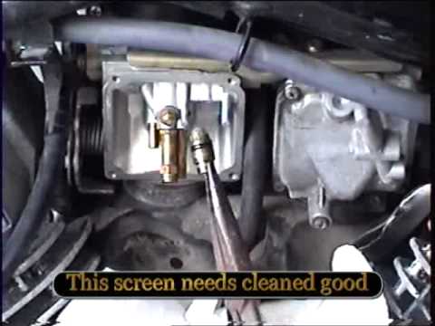 how to clean the carburetor on a yamaha v-star 650