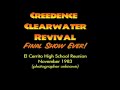 not quite a final creedence clearwater revival gig 1988