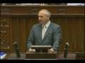 Poseł Joachim Brudziński (PiS) pyta o prywatyzację polskich stoczni - 24.07.2008