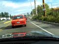Italian cars leaving the 2007 Seattle Italian Concours