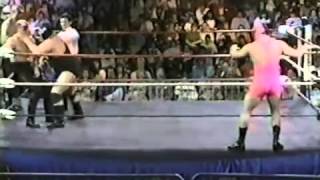 The Road Warriors vs Zan Panzer & The Gladiator