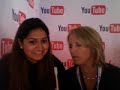 Katie Couric Visits the YouTube Upload Station at the DNC Convention