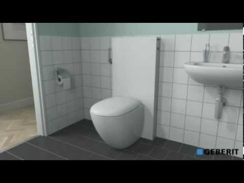 How to install a Geberit Monolith Wall Hung WC Toilet Frame DIY Installation Video