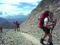 videos de Trek sutoviskem do zakladniho tabora na Tete Rousse (3160m)